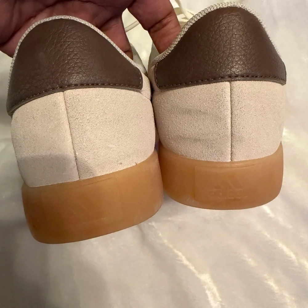 Adidas Beige and Dark Brown Sneakers - Picture 8 of 11